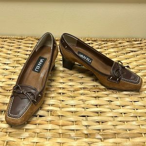 VAN ELI suede heels